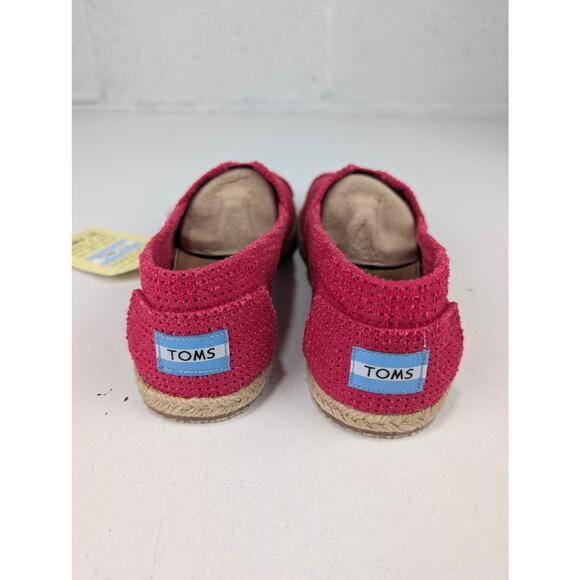 Toms Women's 8 Classic Fushia Pink Freetown Shoes - Picture 5 of 7